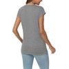 image:imageAUTOMET Womens V Neck T Shirts Cap Sleeve Cap Sleeve Basic TeesGrey