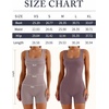 image:imageAUTOMET Womens Workout Romper Flattering Shaping Jumpsuit for Summer 2026Brown