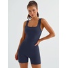 image:imageAUTOMET Womens Workout Romper Flattering Shaping Jumpsuit for Summer 2026Navy