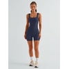 image:imageAUTOMET Womens Workout Romper Flattering Shaping Jumpsuit for Summer 2026Navy