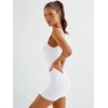 image:imageAUTOMET Womens Workout Romper Flattering Shaping Jumpsuit for Summer 2026White