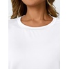 image:imageAUTOMET Womens Workout Shirts Short Sleeve Tops for Running Hiking Gym AthleticWhite