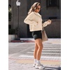 image:imageAUTOMET Womens Zip Up Hoodies Fleece Jackets 2026 Oversized SweatshirtsApricot