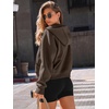 image:imageAUTOMET Womens Zip Up Hoodies Fleece Jackets 2026 Oversized SweatshirtsCoffee