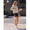 image:imageAUTOMET Womens Zip Up Hoodies Fleece Jackets 2026 Oversized SweatshirtsCoffeegrey
