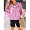 image:imageAUTOMET Womens Zip Up Hoodies Fleece Jackets 2026 Oversized SweatshirtsPink