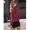 image:imageAUTOMET Womens Zip Up Hoodies Fleece Jackets 2026 Oversized SweatshirtsWinered