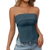image:imageAUTOMET Going Out Tube Tops for Women 2026 Trendy Summer Off Shoulder Backless Cute Work Shirts Vacation Top Y2k OutfitsHaze Blue