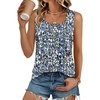 image:imageAUTOMET Womens Tank Tops 2026 Button Summer Sleeveless Henley TeeBoho3