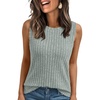 image:imageAUTOMET Womens Tank Tops Sleeveless Summer Basic Soft Clothes 2026Green