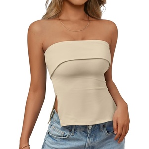 image:imageAUTOMET Going Out Tube Tops for Women 2026 Trendy Summer Off Shoulder Backless Cute Work Shirts Vacation Top Y2k OutfitsApricot
