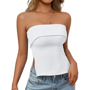 image:imageAUTOMET Going Out Tube Tops for Women 2026 Trendy Summer Off Shoulder Backless Cute Work Shirts Vacation Top Y2k OutfitsWhite