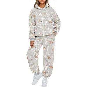 image:imageAUTOMET Womens 2 Piece Lounge Sweat Sets Fall Fashion Matching SweatsuitsCamogrey