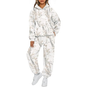 image:imageAUTOMET Womens 2 Piece Lounge Sweat Sets Fall Fashion Matching SweatsuitsCamowhite