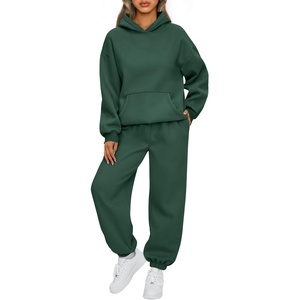 image:imageAUTOMET Womens 2 Piece Lounge Sweat Sets Fall Fashion Matching SweatsuitsDarkgreen