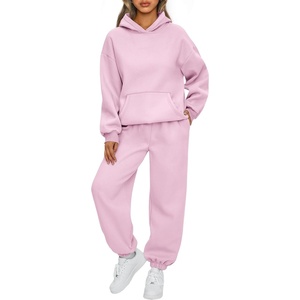 image:imageAUTOMET Womens 2 Piece Lounge Sweat Sets Fall Fashion Matching SweatsuitsPalepink