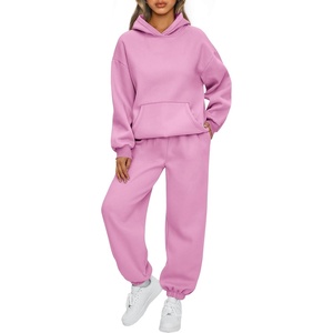 image:imageAUTOMET Womens 2 Piece Lounge Sweat Sets Fall Fashion Matching SweatsuitsPink