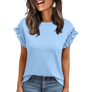image:imageAUTOMET Womens Business Casual Cute Trendy TopsLight Blue