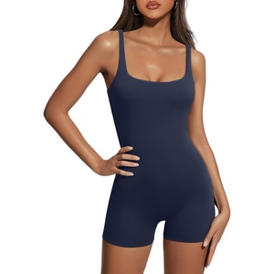 image:imageAUTOMET Womens Flattering Shaping Jumpsuit Romper for Summer 2026Navy