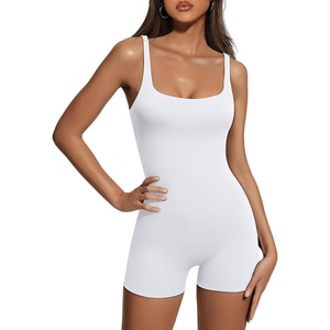 image:imageAUTOMET Womens Flattering Shaping Jumpsuit Romper for Summer 2026White