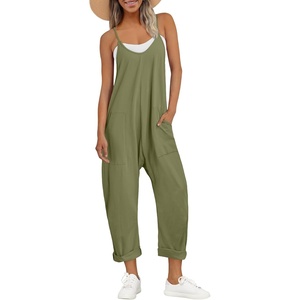 image:imageAUTOMET Womens Jumpsuits Casual Summer Romper Beach Vacation Outfits 2026Armygreen