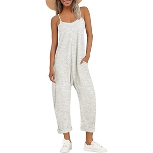 image:imageAUTOMET Womens Jumpsuits Casual Summer Romper Beach Vacation Outfits 2026Beigegrey