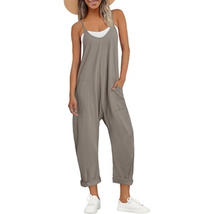 image:imageAUTOMET Womens Jumpsuits Casual Summer Romper Beach Vacation Outfits 2026Greygreen