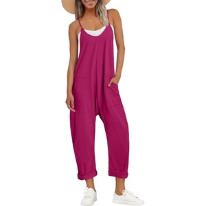 image:imageAUTOMET Womens Jumpsuits Casual Summer Romper Beach Vacation Outfits 2026Hotpink