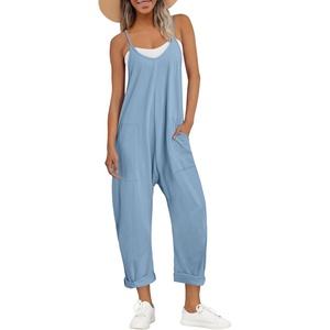 image:imageAUTOMET Womens Jumpsuits Casual Summer Romper Beach Vacation Outfits 2026Lightblue