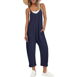 image:imageAUTOMET Womens Jumpsuits Casual Summer Romper Beach Vacation Outfits 2026Navy