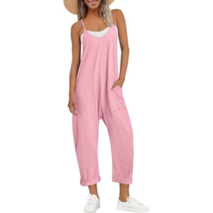 image:imageAUTOMET Womens Jumpsuits Casual Summer Romper Beach Vacation Outfits 2026Pink