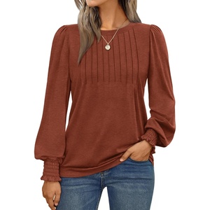 image:imageAUTOMET Womens Long Sleeve Shirts Fall Blouses Tops Business Casual OutfitsMaple