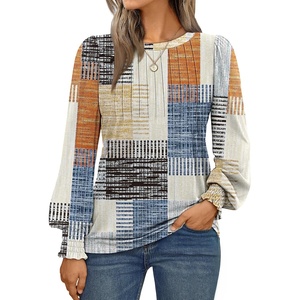 image:imageAUTOMET Womens Long Sleeve Shirts Fall Blouses Tops Business Casual OutfitsPlaid Multi