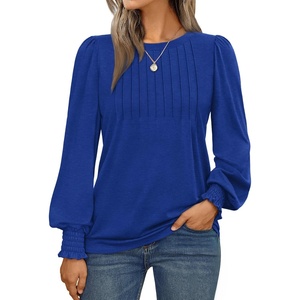 image:imageAUTOMET Womens Long Sleeve Shirts Fall Blouses Tops Business Casual OutfitsRoyal Blue