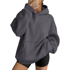 image:imageAUTOMET Womens Oversized Hoodies Fall Fashion SweatshirtsDark Grey