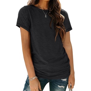image:imageAUTOMET Womens Short Sleeve Crewneck Shirts Summer Basic Tops02black