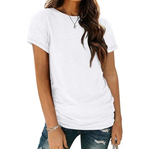 image:imageAUTOMET Womens Short Sleeve Crewneck Shirts Summer Basic Tops02white