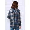image:imageAUTOMET Shackets for Women Plaid Flannel ShirtsBluegrey