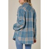 image:imageAUTOMET Shackets for Women Plaid Flannel ShirtsDarkblue
