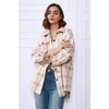 image:imageAUTOMET Shackets for Women Plaid Flannel ShirtsKhaki