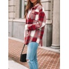 image:imageAUTOMET Shackets for Women Plaid Flannel ShirtsRed