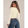 image:imageAUTOMET Womens Crew Neck Long Sleeve Shirts Compression Underscrubs TopsApricot