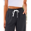image:imageAUTOMET Womens High Waisted Lounge Sweatpants Jogger Pants with PocketsBlackgrey