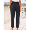 image:imageAUTOMET Womens High Waisted Lounge Sweatpants Jogger Pants with PocketsBlackgrey