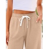 image:imageAUTOMET Womens High Waisted Lounge Sweatpants Jogger Pants with PocketsCamel
