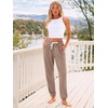 image:imageAUTOMET Womens High Waisted Lounge Sweatpants Jogger Pants with PocketsCoffee