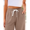 image:imageAUTOMET Womens High Waisted Lounge Sweatpants Jogger Pants with PocketsCoffee