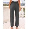 image:imageAUTOMET Womens High Waisted Lounge Sweatpants Jogger Pants with PocketsDark Grey
