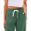 image:imageAUTOMET Womens High Waisted Lounge Sweatpants Jogger Pants with PocketsGreen