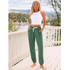 image:imageAUTOMET Womens High Waisted Lounge Sweatpants Jogger Pants with PocketsGreen